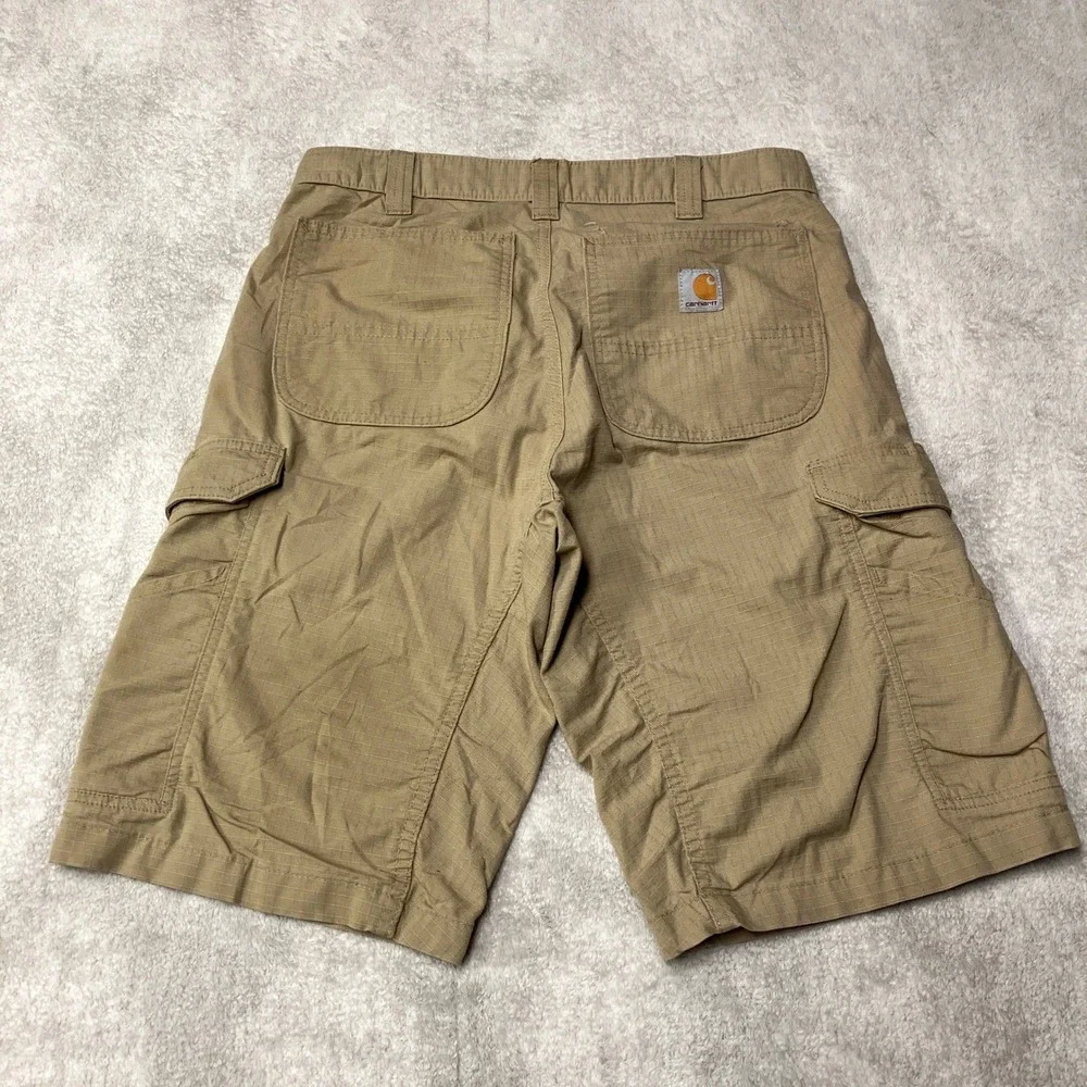 Carhartt Force Broxton Cargo Short Relaxed Fit Ripstop Tan 103543-253 Mens 32